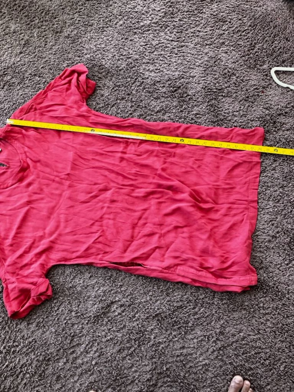Madewell Journal Side Button Dress Pink Corral Red Rose Size Medium - Picture 7 of 9